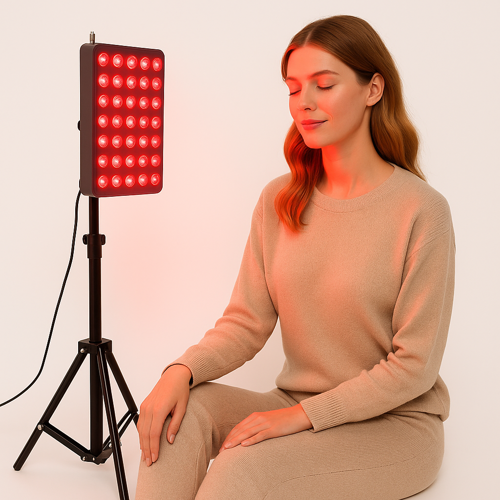 ROODRUST Full Body Roodlichtlamp op Statief β 660nm & 850nm | Voor Huid, Herstel & Pijnverlichting