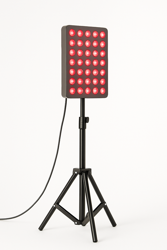 ROODRUST Full Body Roodlichtlamp op Statief – 660nm & 850nm | Voor Huid, Herstel & Pijnverlichting